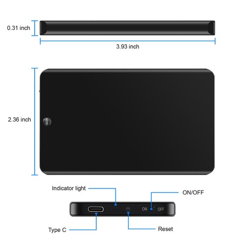 V66 registratore vocale audio
